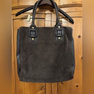 Cole Haan brown suede & leather tote, good pre-loved condition. ￼
